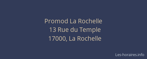 Promod La Rochelle