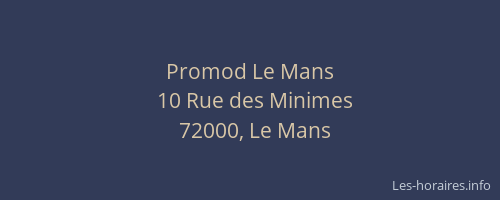 Promod Le Mans