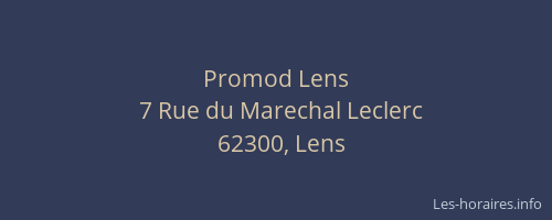 Promod Lens