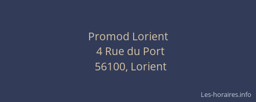 Promod Lorient