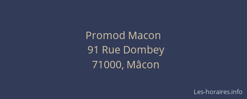 Promod Macon