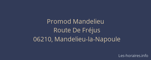 Promod Mandelieu