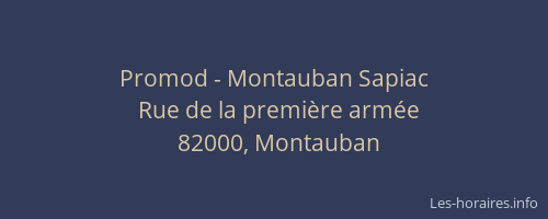 Promod - Montauban Sapiac