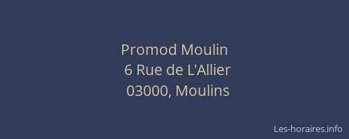 Promod Moulin