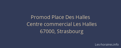 Promod Place Des Halles