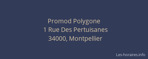 Promod Polygone