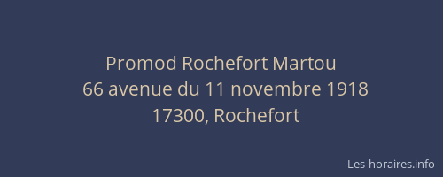 Promod Rochefort Martou
