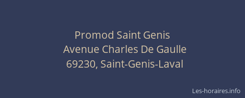 Promod Saint Genis