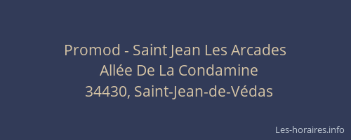 Promod - Saint Jean Les Arcades