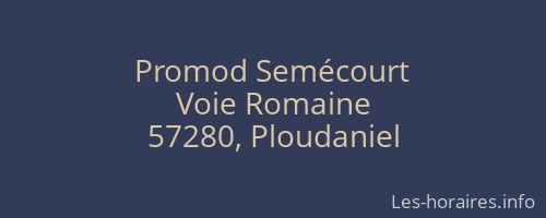 Promod Semécourt
