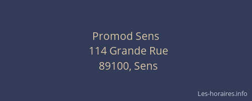 Promod Sens
