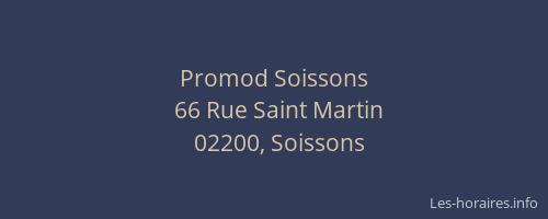 Promod Soissons