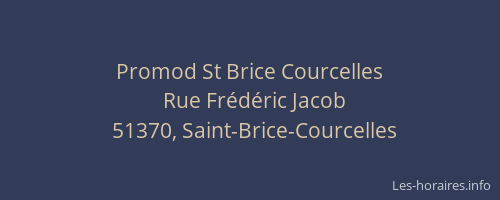 Promod St Brice Courcelles