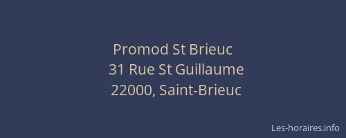 Promod St Brieuc