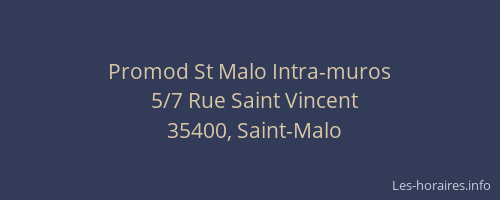 Promod St Malo Intra-muros