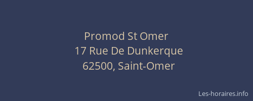 Promod St Omer