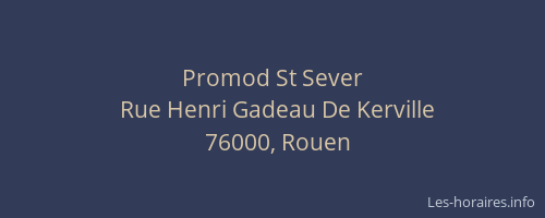 Promod St Sever