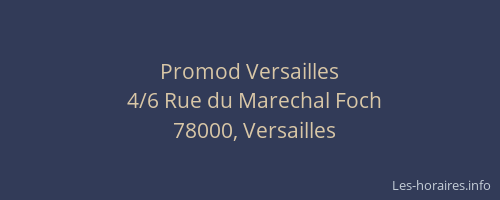 Promod Versailles