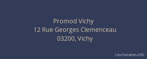 Promod Vichy