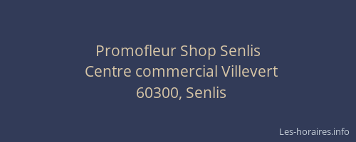 Promofleur Shop Senlis