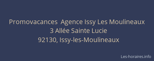 Promovacances  Agence Issy Les Moulineaux