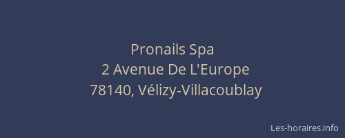 Pronails Spa