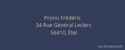 Prono Frédéric