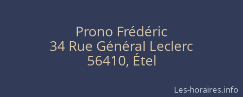 Prono Frédéric
