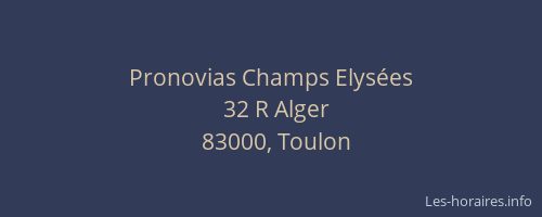 Pronovias Champs Elysées