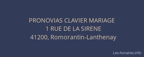 PRONOVIAS CLAVIER MARIAGE