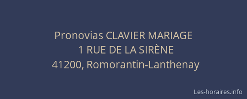 Pronovias CLAVIER MARIAGE