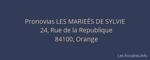 Pronovias LES MARIE&Eacute;S DE SYLVIE