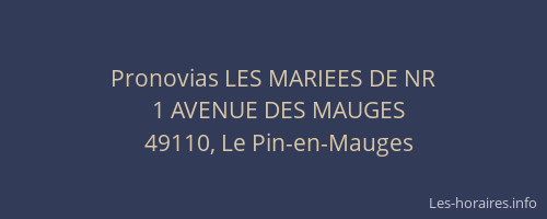 Pronovias LES MARIEES DE NR