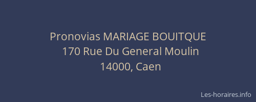 Pronovias MARIAGE BOUITQUE