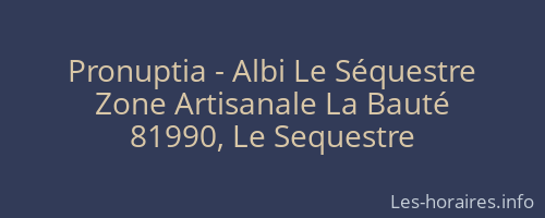 Pronuptia - Albi Le Séquestre