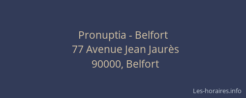 Pronuptia - Belfort