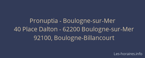 Pronuptia - Boulogne-sur-Mer