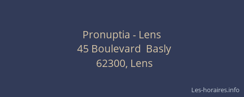 Pronuptia - Lens