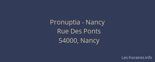 Pronuptia - Nancy