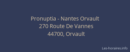 Pronuptia - Nantes Orvault
