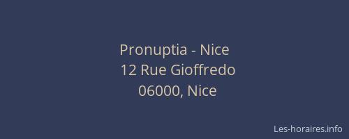 Pronuptia - Nice