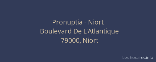 Pronuptia - Niort