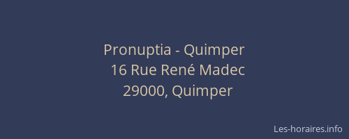 Pronuptia - Quimper