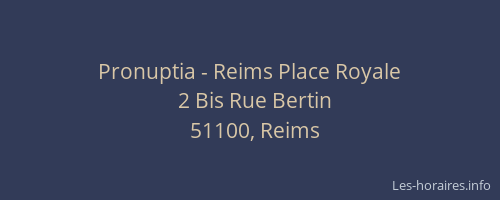 Pronuptia - Reims Place Royale