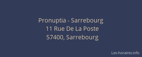 Pronuptia - Sarrebourg
