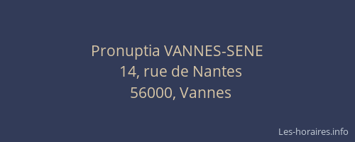 Pronuptia VANNES-SENE