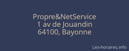 Propre&NetService