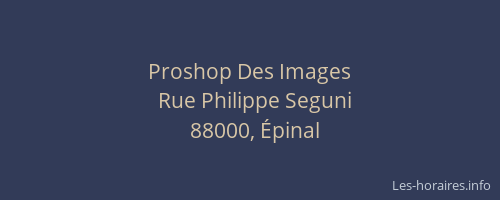 Proshop Des Images