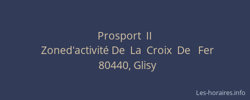 Prosport  II