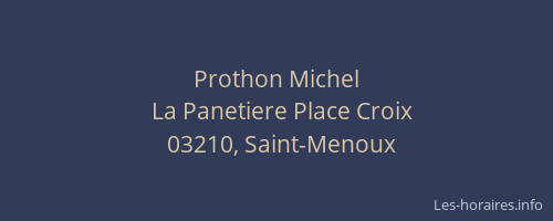 Prothon Michel